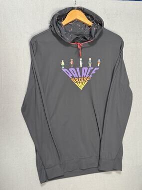 Discontinued RSVLTS Men's Gray Stranger Things Graphic Print Hoodie MEDIUM